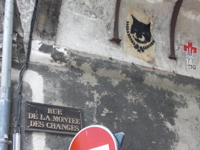 Cat graffito